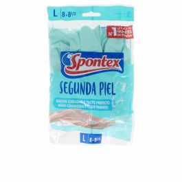 Spontex Guantes SEGUNDA PIEL Talla L Sintéticos con Forro de Algodón y Té Blanco para Cuidado de Manos Precio: 2.50000036. SKU: S0591030
