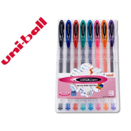Uniball UM-120 Bolígrafo Tinta Gel Punta 0,7 mm Estuche 8 Colores Básicos Precio: 11.49999972. SKU: S8418959