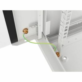 Lanberg Armario Rack de Pared 19 Pulgadas 15U 600x450 mm Gris, ideal para Red y Telecomunicaciones, con 2 Ventiladores, IP20, Carga 60kg