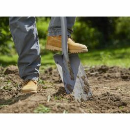 Gardena Vaso de precipitados de Borde Recto ErgoLine - Mango Ergonómico D, Reposapiés Ancho, Eje Metal Macizo, 117 cm, 25 Años Garantía