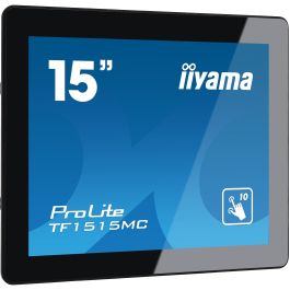 iiyama TF1515MC-B2 Monitor Táctil 15" (38,1 cm) Multi-touch 1024x768 Negro con Tecnología Capacitiva Proyectada y LED Precio: 460.88999946. SKU: B1D6EXZEGF