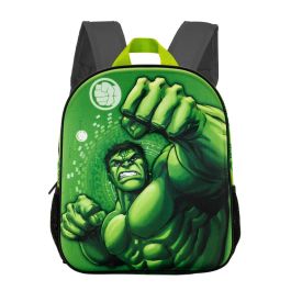 Mochila 3D Pequeña Fist Marvel Hulk Verde