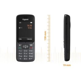 Gigaset SL800H Pro Teléfono Inalámbrico DECT/Analógico, Pantalla TFT 2.4", Bluetooth, Antracita