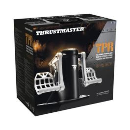 Thrustmaster TPR Rudder Negro, Plata - Simulador de Vuelo Analógico para PC, Referencia 2960809