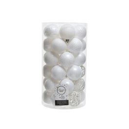 Decoris Tubo con 37 Bolas Decorativas Blancas para Árbol de Navidad Ø6cm Precio: 16.89000038. SKU: S7903781
