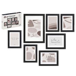 Set 7 Portafotos Mural Pastpardu Negro Giftdecor 35X25CM (6 Unidades) Precio: 78.58999973. SKU: B1HJH4SGW2