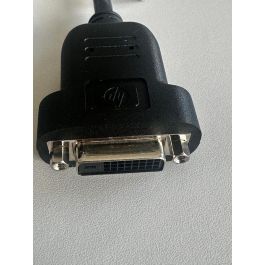 HP FH973AA Adaptador Conversor de Video DisplayPort con Conector de Cierre a DVI-D Single Link para Conectar PC a Monitor DVI-D