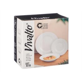 Set Vajilla Ondas Opal 18Pzs Vivalto 28X28CM (2 Unidades) Set Vajilla Ondas Opal 18Pzs Vivalto 28X28CM (2 Unidades)