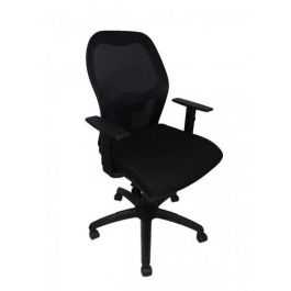 Silla Piqueras Y Crespo Jorquera Brazos Regulables Mecanismo Sincro Con Regulador De Tension Traslak Respaldo De Malla Negra Y Asiento Tapizado Bali Negro Precio: 330.50000016. SKU: S5702216