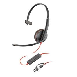 Poly Auriculares Monoaurales Blackwire 3210 USB para PC, Smartphone y Tablet con Micrófono con Cancelación de Ruido Precio: 32.49999984. SKU: B1GYLQ2S8S