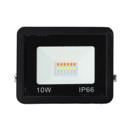 Proyector LED RGBW 10W con Mando a Distancia para Exteriores