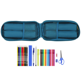 Plumier Mochila BlackFit8 M747 Azul 12 x 23 x 5 cm (33 Piezas)