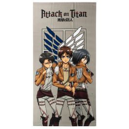 Toalla de Playa Attack on Titan Multicolor 100 % poliéster 70 x 140 cm Precio: 6.50000021. SKU: B1DQ576KPZ