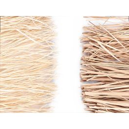 Giftdecor Colgante Hoja Palma Rattan 46x59x1 cm en Beige y Marron