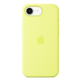 Apple iPhone 16e MGYW4ZMA - Funda de silicona amarillo neón