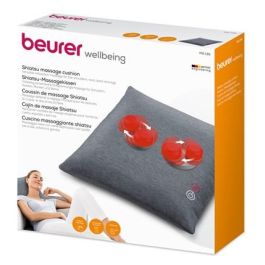 Beurer MG-135 Cojín de Masaje Shiatsu con Función Calor para Hombros, Cuello, Espalda y Piernas