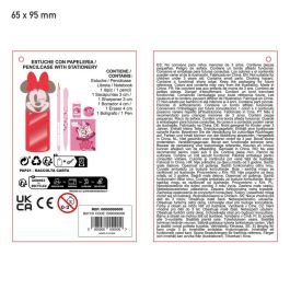 Estuche Escolar con Accesorios Minnie Mouse Rosa 6 Piezas Estuche Escolar con Accesorios Minnie Mouse Rosa 6 Piezas