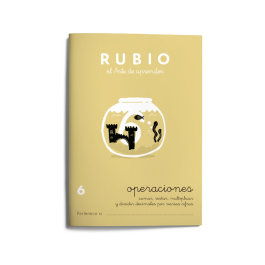 Rubio Cuaderno de problemas nº 6 para desarrollo intelectual y complemento educativo