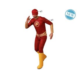 Disfraz Heroe Comic Rojo Rayo Hombre Adulto XL Disfraz Heroe Comic Rojo Rayo Hombre Adulto XL