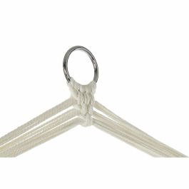 DKD Home Decor Silla Colgante de Jardín y Terraza, Crudo, Algodón y Poliéster con Flecos, Ancho 100 cm, Capacidad 100 kg DKD Home Decor Silla Colgante de Jardín y Terraza, Crudo, Algodón y Poliéster con Flecos, Ancho 100 cm, Capacidad 100 kg