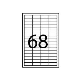 FABRISA 15293 Caja 100 Hojas Etiquetas Adhesivas ILC Blancas 48,5x16,9 mm Precio: 14.49999991. SKU: B1C4A6ETFP