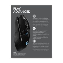 Logitech G903 LIGHTSPEED Ratón Gaming Inalámbrico con Sensor HERO 25K, RGB LIGHTSYNC, Ambidextro, 11 Botones, 140h Batería Logitech G903 LIGHTSPEED Ratón Gaming Inalámbrico con Sensor HERO 25K, RGB LIGHTSYNC, Ambidextro, 11 Botones, 140h Batería