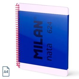 Milan Cuaderno Espiral A5 80H 95 gr 5x5 mm Tapa Dura Colección Nata® 624 Since 1918 Azul Precio: 2.98999954. SKU: B15CLLSGKY