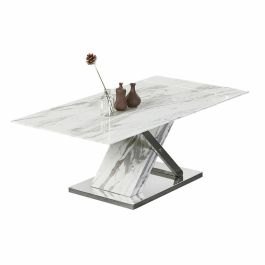 Mesa Comedor Moderno DKD Home Decor Gris Blanco 90 x 78 x 180 cm