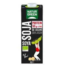 NATURGREEN Bebida Vegetal de Soja Protein 1 Litro Pack de 6 Unidades Precio: 14.9900003. SKU: B1KKHDC67T