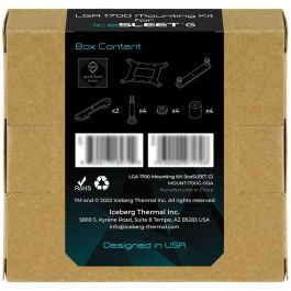 Iceberg Thermal MOUNT1700G-00A Kit de montaje para CPU LGA 1700, compatible con refrigeradores IceSLEET G3/G4