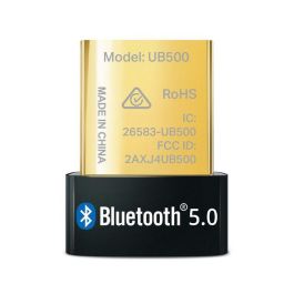 TP-Link UB500 Adaptador Bluetooth 5.0 USB Nano para PC/Portátil, Alta Velocidad, Largo Alcance, Conecta 7 Dispositivos
