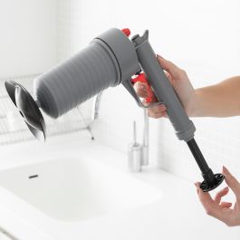 Pistola Desatascadora de Aire Comprimido Universal con Adaptadores KlinGun InnovaGoods Pistola Desatascadora de Aire Comprimido Universal con Adaptadores KlinGun InnovaGoods