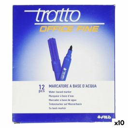 Set de Rotuladores Tratto Office Fine Azul (10 Unidades) Precio: 25.4999998. SKU: B1CYBLNQMV