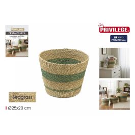 Inde Cesta Almacenamiento Cónica Seagrass 25 cm Precio: 94.07999986. SKU: B1HPWVLKSW