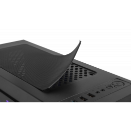 NOX NXHUMMERTGM Caja Semitorre ATX RGB USB3.0 Cristal Templado Negro