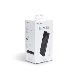 TP-Link Hub USB 3.0 UH720 con 7 Puertos de Datos y 2 Puertos de Carga Rápida de 2.4A, Chipset VIA VL812, Transferencia Rápida