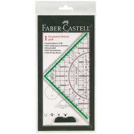FABER-CASTELL Triángulo de Geometría Grande con Mango 20 cm