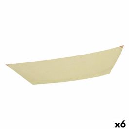 Vela de sombra Aktive Crema 200 x 0,5 x 300 cm Rectangular (6 Unidades)