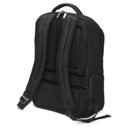 DICOTA Eco Backpack SELECT Mochila para portátil de 17.3 pulgadas, compartimento para portátil, hecha con materiales reciclados, unisex, negro