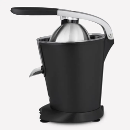 Hkoenig Exprimidor de Cítricos Eléctrico AGR82 - 160 W - Silencioso - Negro Mate y Acero Inoxidable