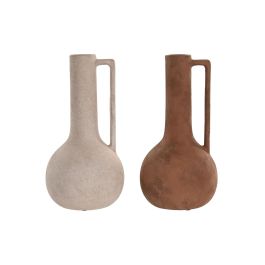 DKD Home Decor Jarrón de Cerámica Estilo Urban con Asa, Terracota Beige, 16x16x35 cm - Set 4 Unidades Precio: 102.50000024. SKU: B149KQ2NSS