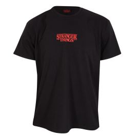 Camiseta de Manga Corta Stranger Things Demogorgon Upside Down Negro Unisex Precio: 43.68999998. SKU: D0800480