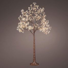 Lumineo Árbol LED Gypsophila Purpurina IP44 150cm - 126 LEDs, Luz Cálida, Interior/Exterior
