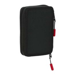 Estuche Escolar con Accesorios Paul Frank Campers Negro 12.5 x 19.5 x 4 cm (28 piezas) Estuche Escolar con Accesorios Paul Frank Campers Negro 12.5 x 19.5 x 4 cm (28 piezas)