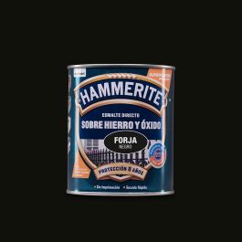 Hammerite esmalte metalico negro forja 0.750l 5093196