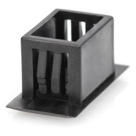 Digitus Tapones Ciegos LWL para LC Duplex, Fibra Óptica, Negro