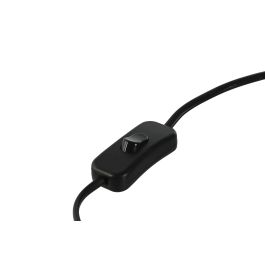 DKD Home Decor Lámpara Sobremesa Negro 42 x 69 x 42 cm Aluminio