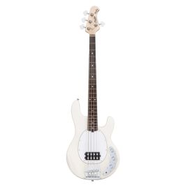 Sterling Bajo Eléctrico Stingray Ray4 M/R Vintage Cream con Preamplificador de 2 bandas y Pastilla Humbucker