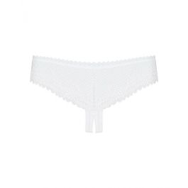 Bragas Blancas con Encaje Alabastra Obsessive OBS-8208991-S/M-OLD S/M Blanco