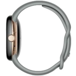 Google Pixel Watch Champagne Gold Acero Inoxidable 41mm 4G con Banda Deportiva Hazel